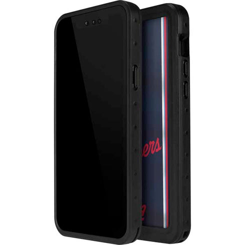 NBA Los Angeles Clippers Distressed Red iPhone 15 Pro Waterproof Case